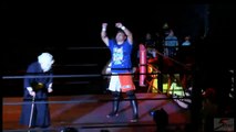 {24 Hour Wrestling} (Pro Wrestling Five) Shiho Tsubaki & NORI Vs. Gabai Jichan & Daijiro Matsui (7/26/15)