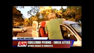 Cromo Emilia Attias y Guillermo Pfening nota Somos Corrientes