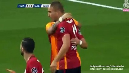 1-1 Wesley Sneijder Amazing Goal HD- Real Madrid v. Galatasaray - Trofeo Bernabeu 18.08.2015