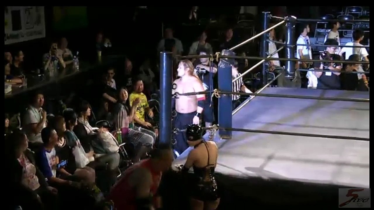 {24 Hour Wrestling} (Pro Wrestling Five) Kengo Mashimo, M. Nagai & Bear Fukuda Vs. Y.Kubota, Nagoya Mask & Go (7/26/15)