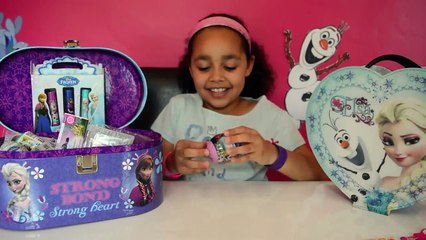 DISNEY FROZEN SURPRISE TOY BOX   FROZEN MAKEUP BOX   ELSA SINGING DOLL   Toys AndMe