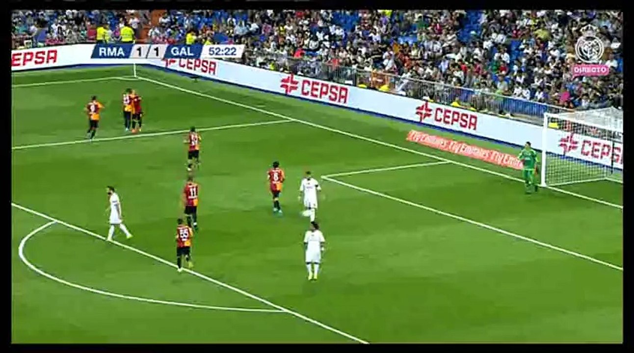 Goal Wesley Sneijder - Real Madrid 1-1 Galatasaray - 18-08-2015