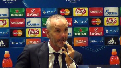 Скачать видео: CONFERENZA STAMPA PIOLI, LAZIO BAYER 1-0