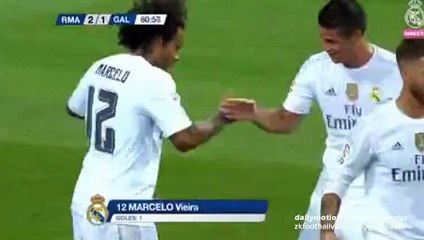 2-1 Marcelo Fantastic Goal _ Real Madrid v. Galatasaray - Trofeo Bernabeu 18.08.2015 HD