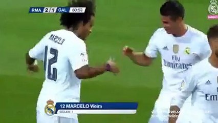 2-1 Marcelo AMAZING Goal HD- Real Madrid v. Galatasaray - Trofeo Bernabeu 18.08.2015
