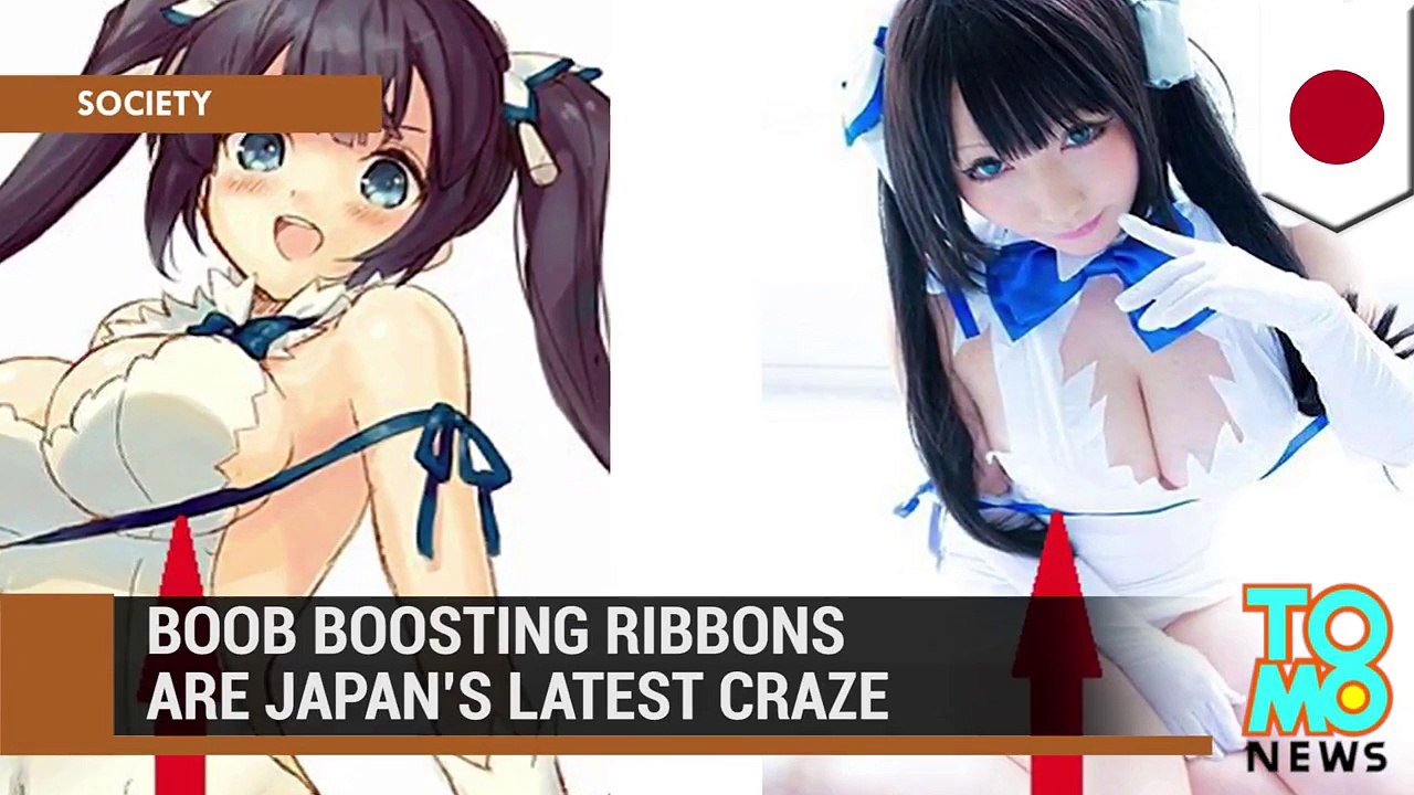 Cleavage-boosting ribbon is Japan's newest anime-inspired beauty craze