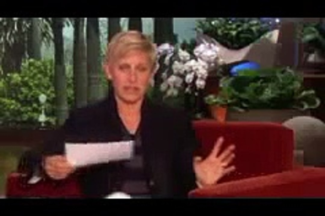 Amy's Going to a Haunted House on  The Ellen DeGeneres Show 2013