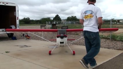 Giant RC Plane. 38% Super Decathlon. Bill Hempel