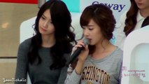 SNSD YoonSic Moment : Woongjin Coway Event [110927]