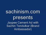 Jaypee Cement Ad   Sachin Tendulkar as Brand Ambassador