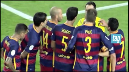 Video: Gerard Piqué insulta al árbitro: "Me cago en tu puta madre"