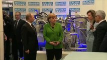 HANNOVER MESSE 2013: Merkel und Putin auf Eröffnungsrundgang