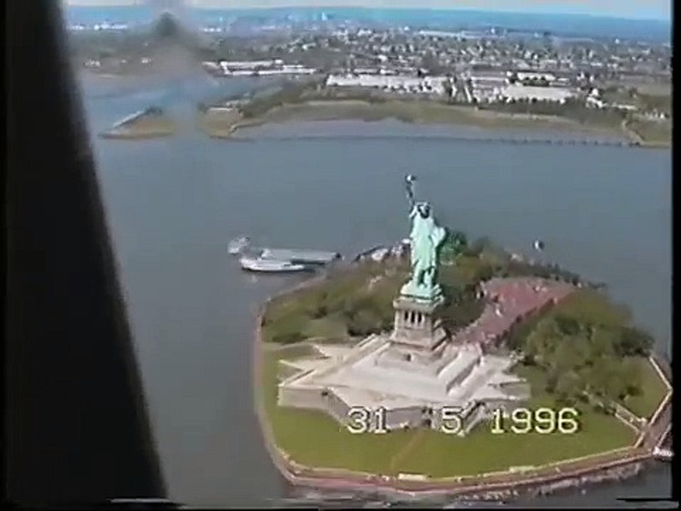Helikopter-Rundflug über New York 1996 (mit Blick auf World Trade Center)