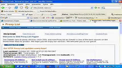 Switch Proxy - Anonym surfen IP verstecken