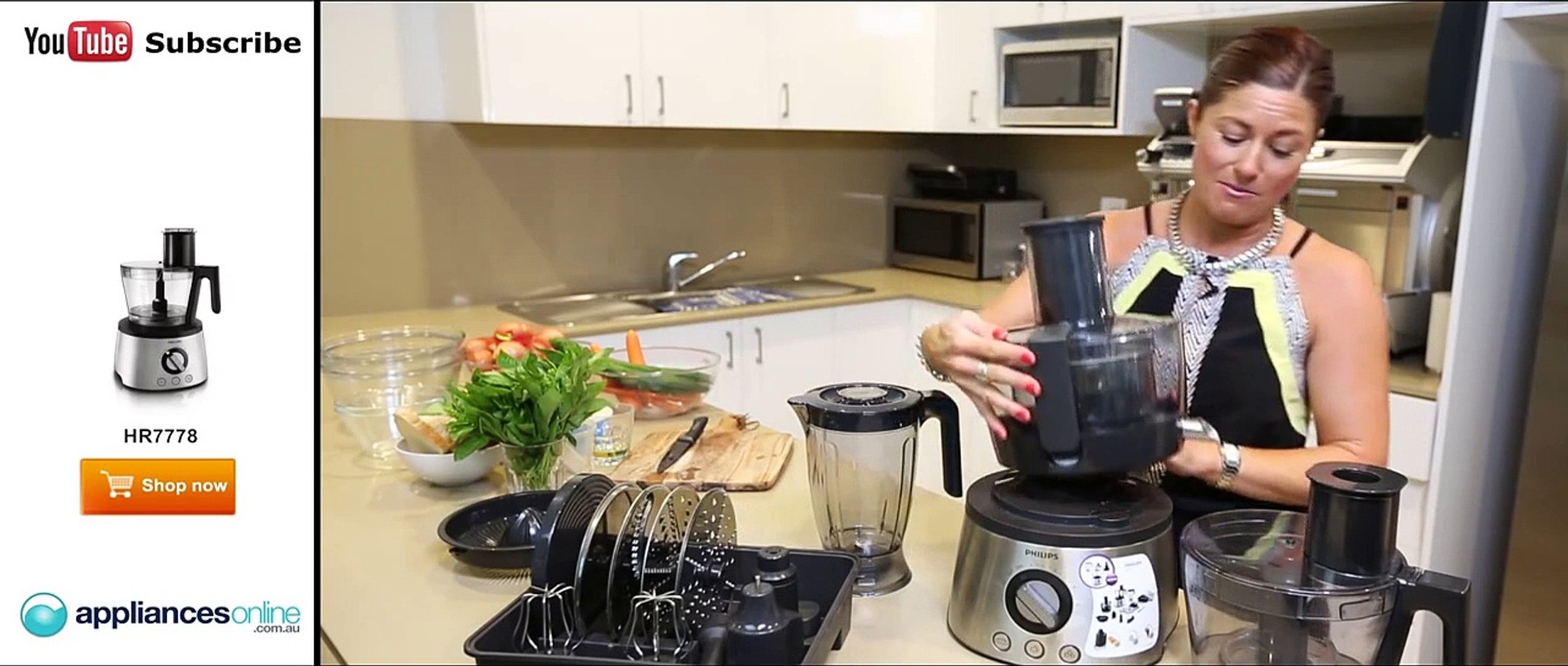 Philips HR7778 food processor reviewed by expert - Appliances Online -  video Dailymotion