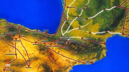 El Camino francés en Aragón