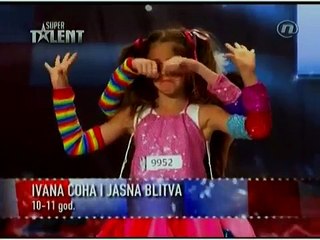 SUPER TALENT 2009 - IVANA COHA I JASNA BLITVA - ŠALJIVI PLES