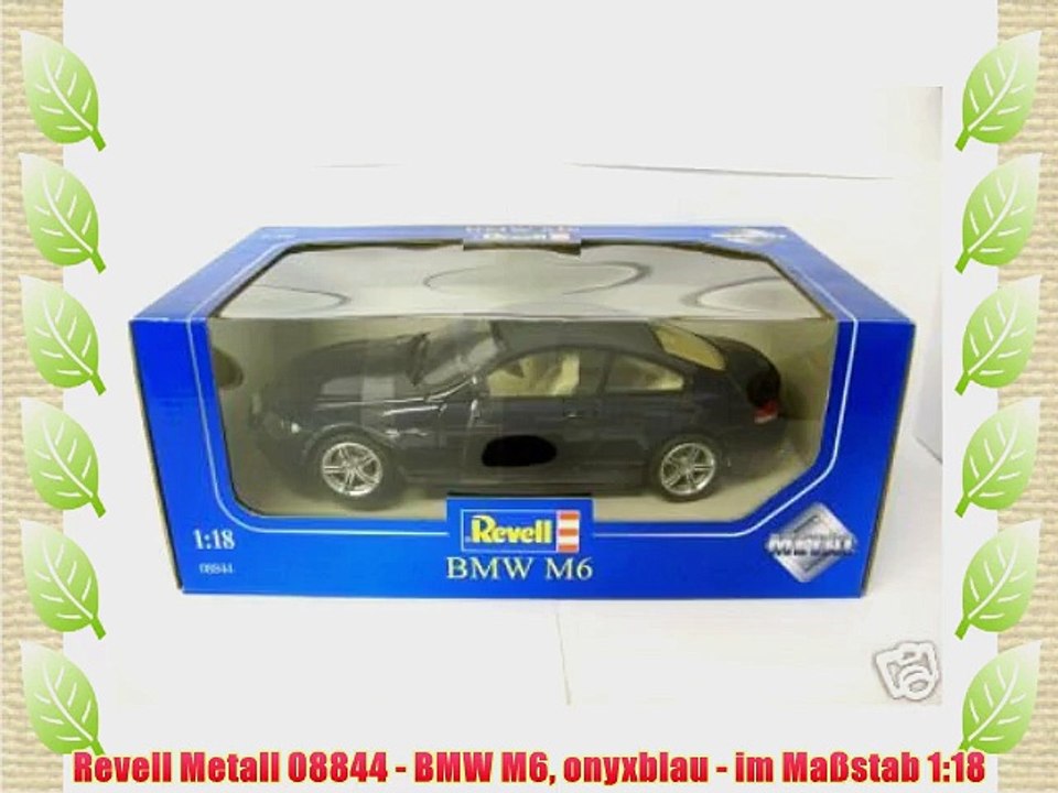 Revell Metall 08844 - BMW M6 onyxblau - im Ma?stab 1:18