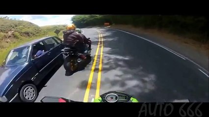 C'est très chaud pour ces motards !