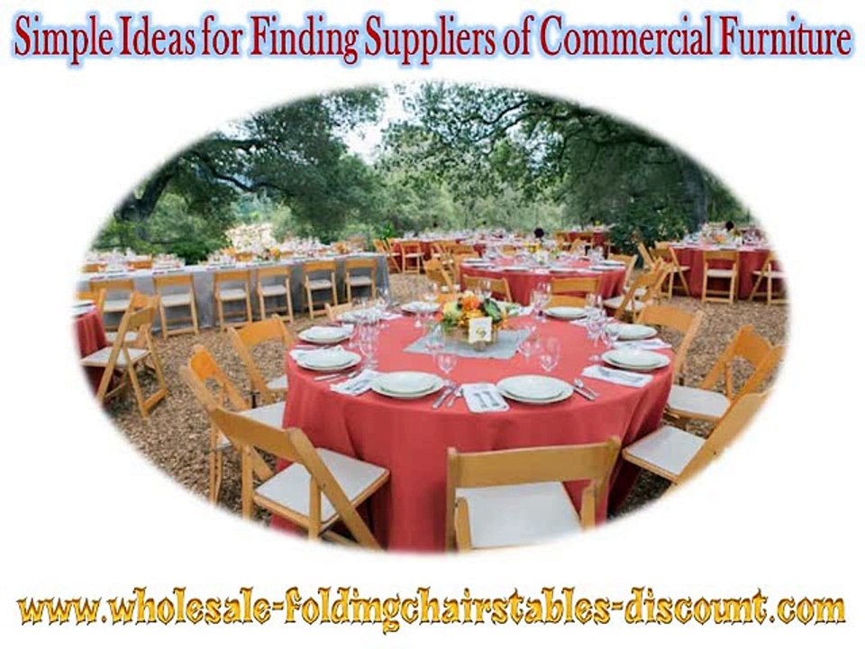 Simple Ideas for Finding Suppliers of Commercial Furniture