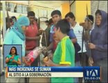 Más indígenas se suman al sitio a la Gobernación de Morona Santiago