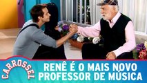 Renê é o novo professor de música da Escola Mundial