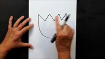 How to Draw a Cartoon Tulip Flower Step-by-Step Drawing Tutorial for Children