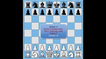 World Chess Championship 2013: Game 3 - Magnus Carlsen (white) vs Viswanathan Anand (black)