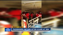 Passengers of Bahamas Celebration return after scare at sea