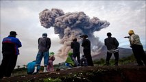 Violent Sinabung Volcano Eruption - Indonesia (HD1080p)