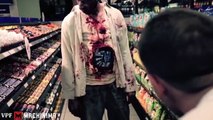 Funny Videos with 2 Funny Scary Pranks   The Walking Dead and Elevator   Zombie Prank