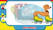 Curious George Roller Monkey Cartoon Animation PBS Kids Game Play Walkthrough