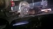 Bear is stuck under SUV then goes crazy and attacks everything...