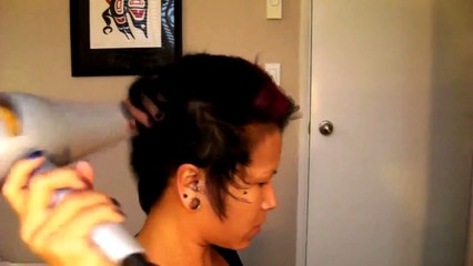 Short Hair Fauxhawk Tutorial - How to Wear it Up