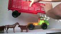 Animals Toy Truck Review | Kids Play With Farm Animals Toys | Truck Toys For Children