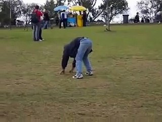 Drunk Guy Falls Down Hill