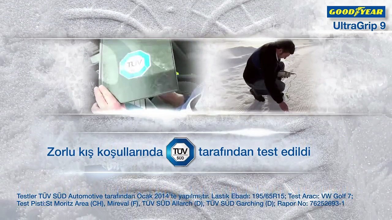 DÜNYANIN EN İYİ KIŞ LASTİĞİ GOODYEAR ULTRAGRİP 9 TEST GÖRÜNTÜLERİ...!