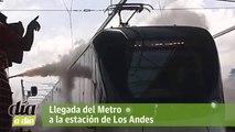 HISTORICO: Llegada del Metro de Panamá a la estación de Los Andes