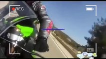 ULTIMATE ROAD RAGE - BEST HORRIBLE MOTORCYCLE CRASHES - SHOTS FROM HELMET CAMERA - 2015 HD