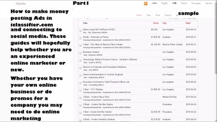 how to make money online by posting Ads on iclassifier