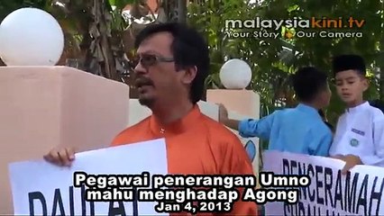 Pegawai penerangan Umno mahu menghadap Agong