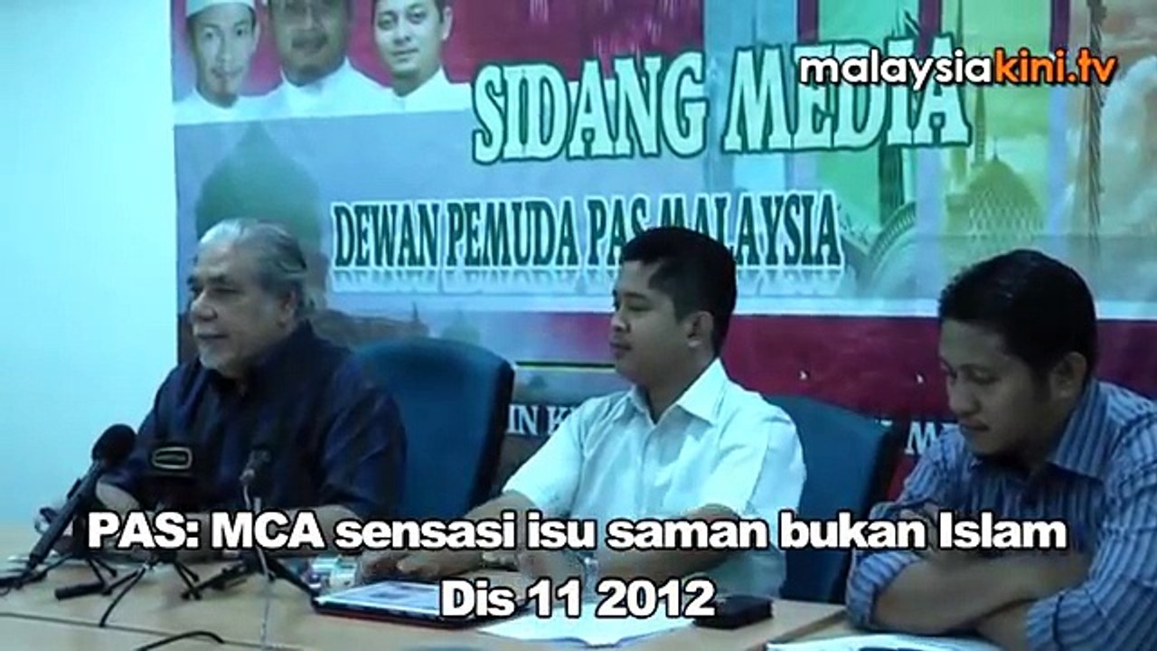 PAS: MCA sensasi isu saman bukan Islam