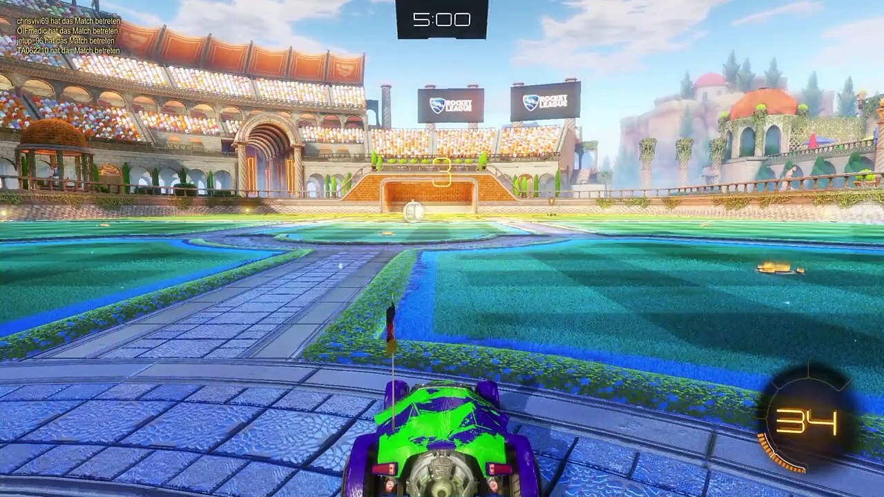 Rocket League - German Player Sosmafia - Blue Win - Gameplay#40