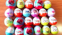 Kinder Surprise Eggs 23 Spider Man Hello Kitty Peppa Pig Mickey Mouse Donald Duck Go Move Disney