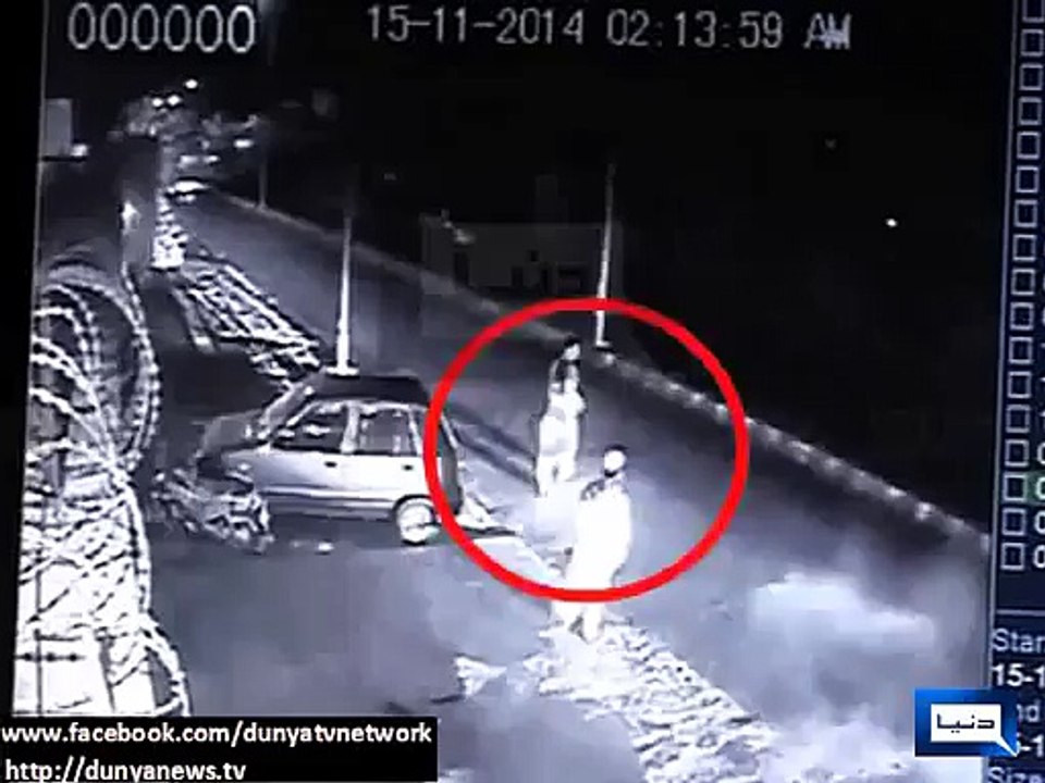 Karachi- CCTV footage of Defence firing incident - Video Dailymotion