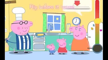 Peppa Pig English Episodes Games Compilation Pancake Game - Game For Kids