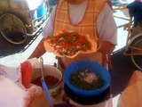 Tostada borracha de San Luis Potosi, Mexico