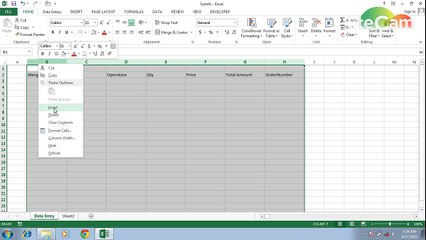 Wages Sheet For Per Piece Rate In Ms Excel 2013 - Part 1