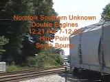 Norfolk Southern train almost hits 2 people