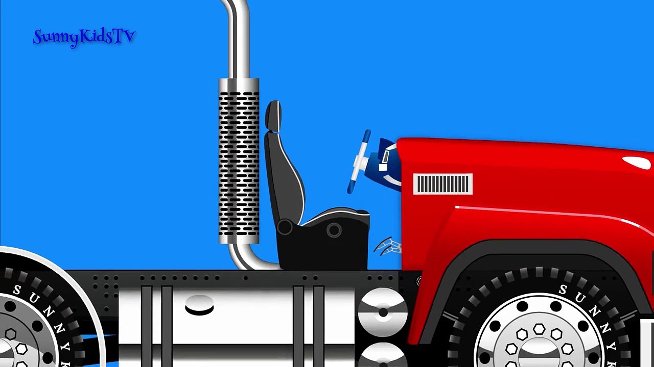 Big Trucks & Vehicles. Cartoons for Kids. Learn...